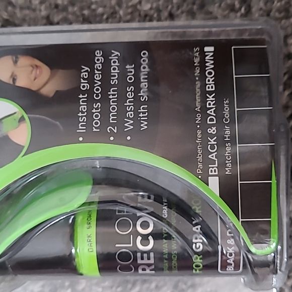 Color Recover Spray away Your Gray Roots, For Black & Dark Brown Hair, NEW - Picture 5 of 6